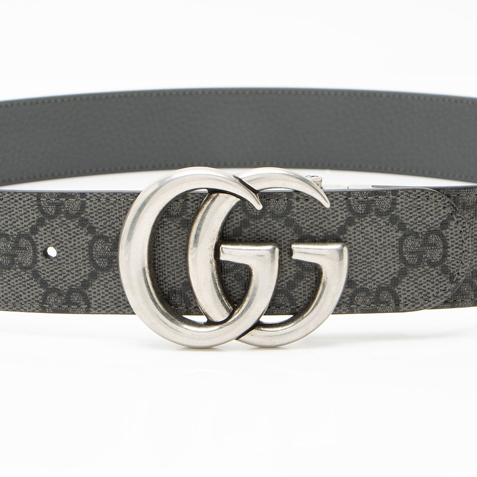 Gucci GG Supreme GG Marmont Reversible Belt - Size 34 / 85
