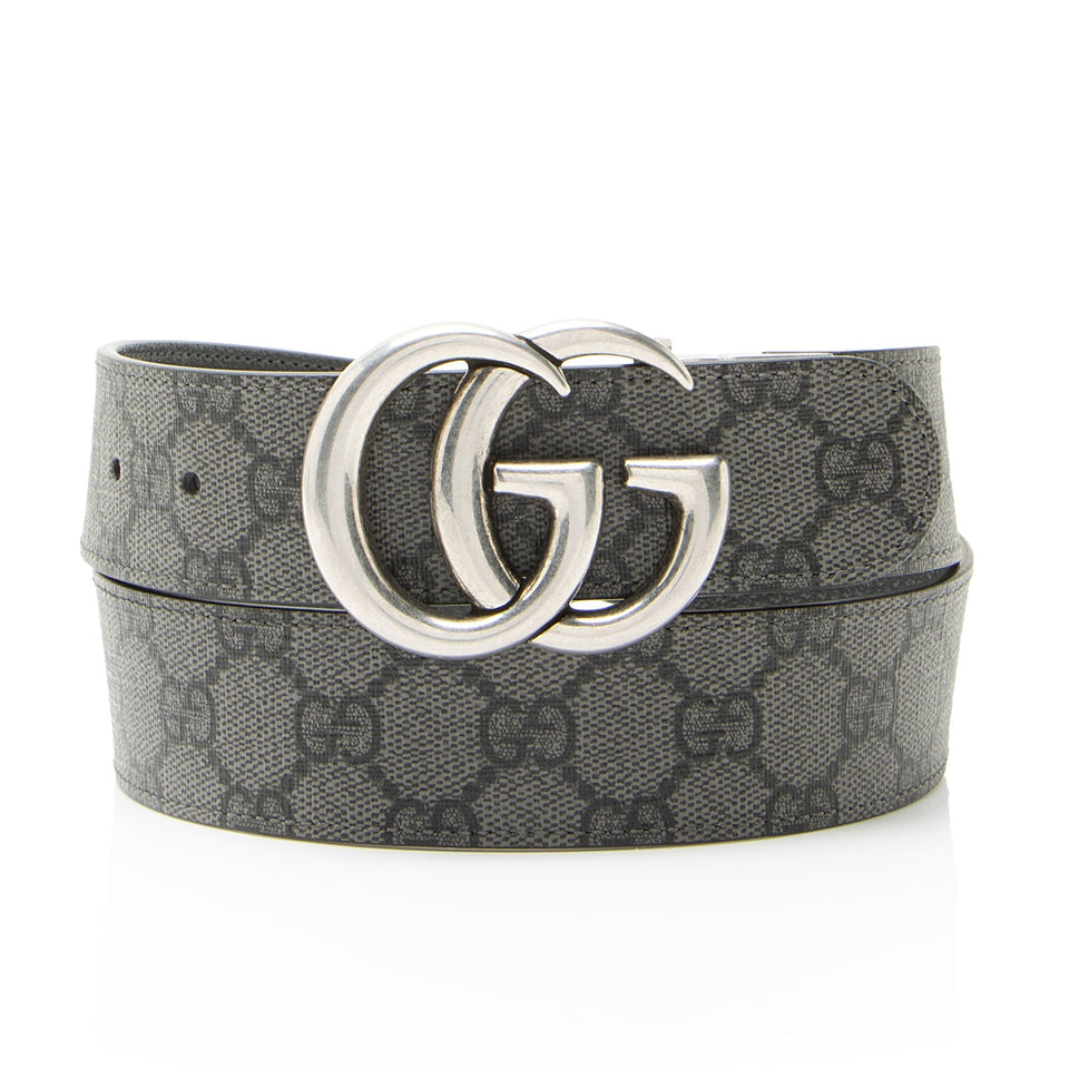 Gucci GG Supreme GG Marmont Reversible Belt - Size 34 / 85