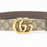 Gucci GG Supreme GG Marmont Reversible Belt - Size 34 / 85