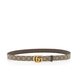 Gucci GG Supreme GG Marmont Reversible Belt - Size 42 / 105