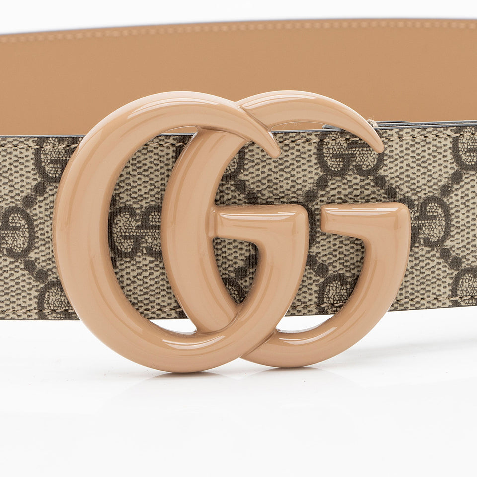 Gucci GG Supreme GG Marmont Wide Belt - Size 36 / 90