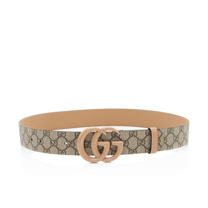 Gucci GG Supreme GG Marmont Wide Belt - Size 36 / 90