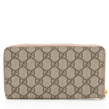 Gucci GG Supreme GG Marmont Zip Around Wallet