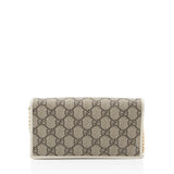 Gucci GG Supreme Horsebit 1955 Wallet on Chain
