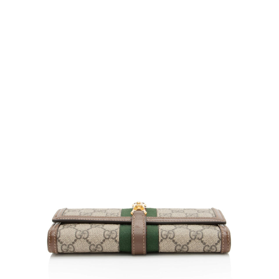 Gucci GG Supreme Jackie 1961 Chain Wallet