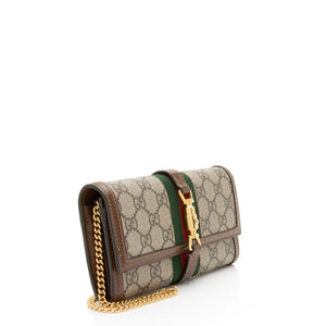 Gucci GG Supreme Jackie 1961 Chain Wallet