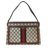 Gucci GG SUPREME MONOGRAM WEB MEDIUM OPHIDIA BAG