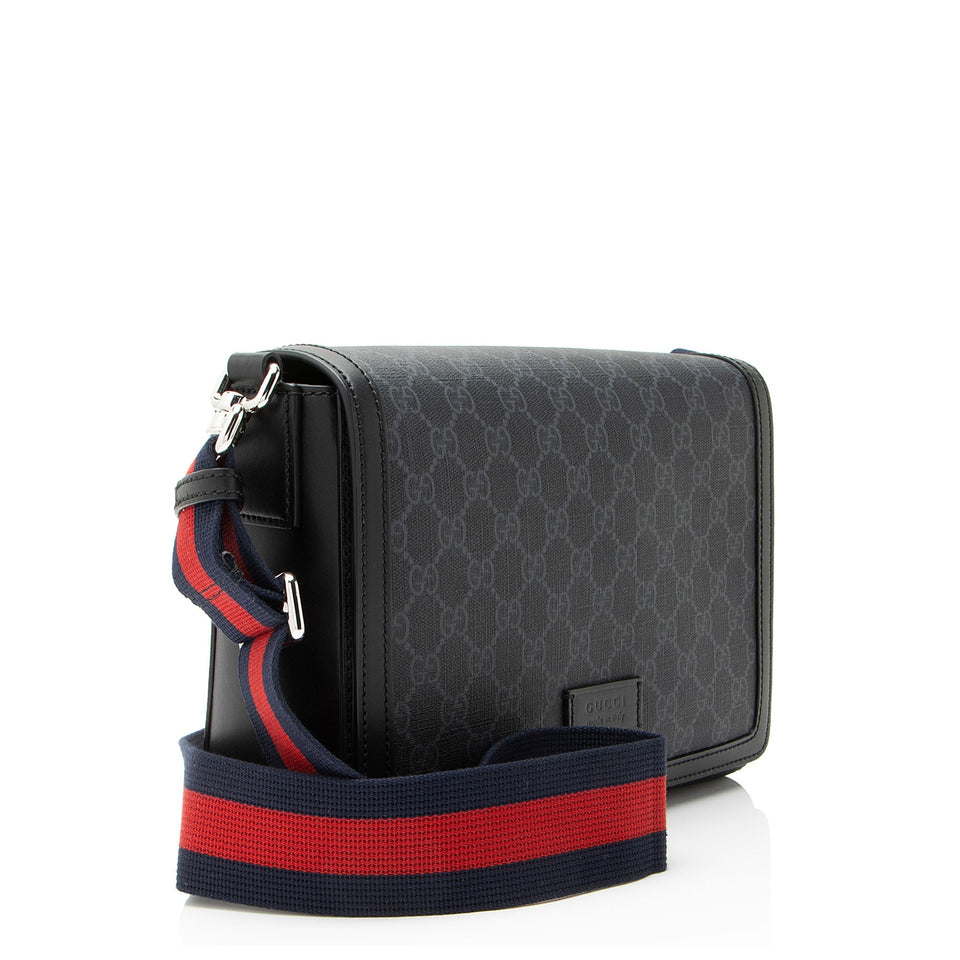 Gucci GG Supreme Web Messenger Bag
