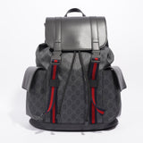 Gucci GG SUPREME MONOGRAM APPIA CALFSKIN WEB BACKPACK