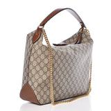 Gucci GG SUPREME MONOGRAM LINEA HOBO BAG