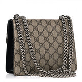 Gucci GG Supreme Monogram Mini Dionysus Shoulder Bag Black