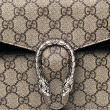 Gucci GG Supreme Monogram Mini Dionysus Shoulder Bag Black