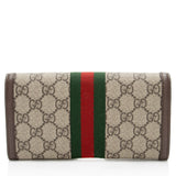 Gucci GG Supreme Ophidia Continental Wallet