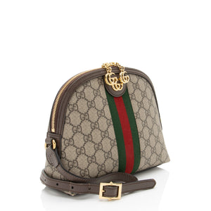 Gucci GG Supreme Ophidia Dome Small Shoulder Bag