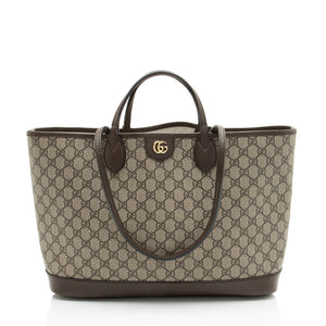 Gucci GG Supreme Ophidia E/W Medium Tote