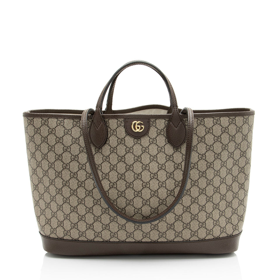 Gucci GG Supreme Ophidia E/W Medium Tote