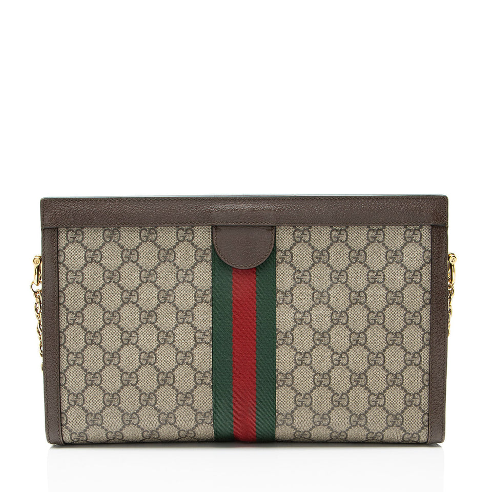 Gucci GG Supreme Ophidia Large Chain Shoulder Bag