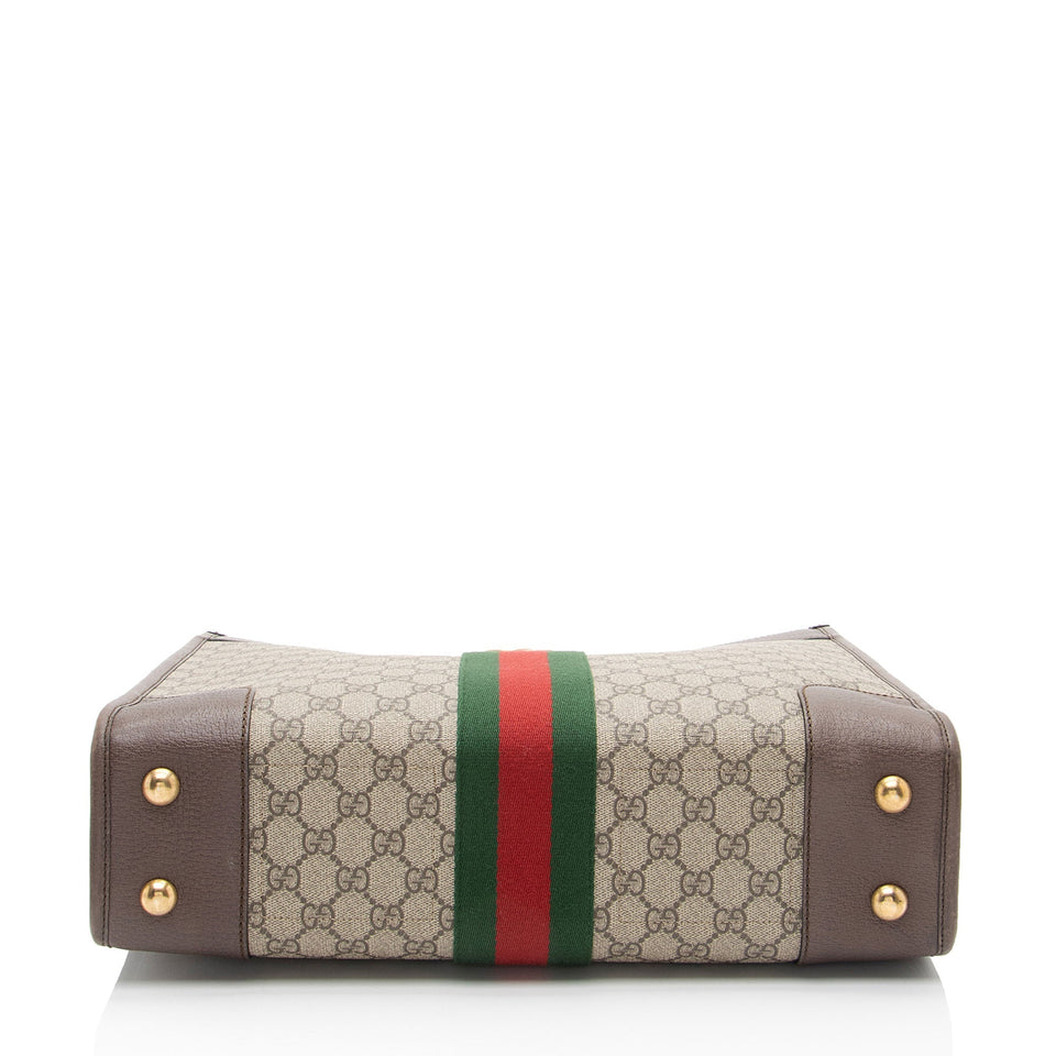 Gucci GG Supreme Ophidia Open Handle Tote