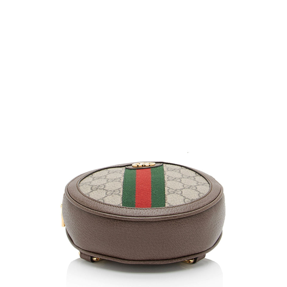Gucci GG Supreme Ophidia Round Mini Backpack