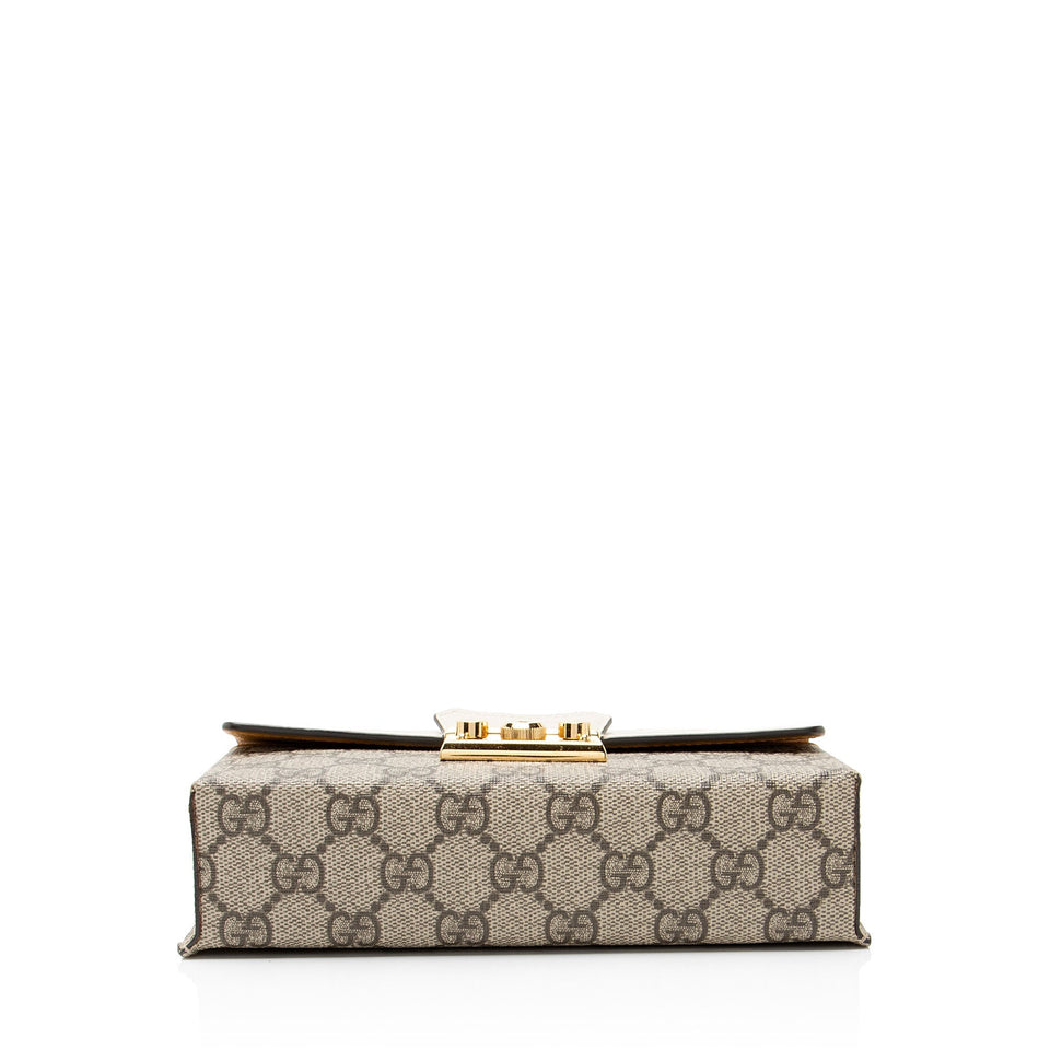 Gucci GG Supreme Padlock Mini Top Handle