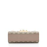Gucci GG Supreme Pearl Stud Padlock Small Shoulder Bag