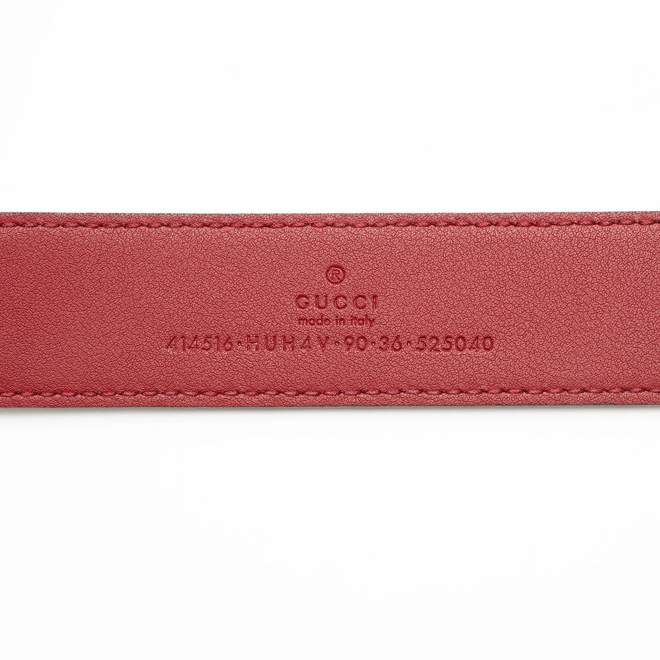 Gucci GG Supreme GG Marmont Wide Belt - Size 36 / 90