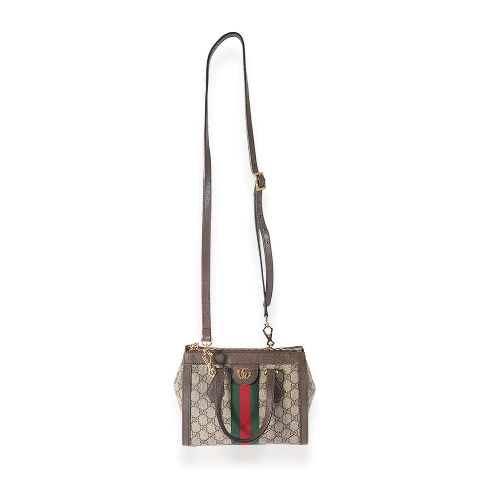 Gucci GG SUPREME SMALL OPHIDIA TOTE BAG