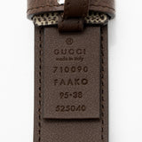 Gucci GG Supreme Star Studded Belt - Size 38 / 95