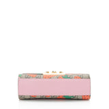 Gucci GG Supreme Strawberry Padlock Small Shoulder Bag