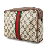 Gucci GG SUPREME VINTAGE SHERRY LINE POUCH