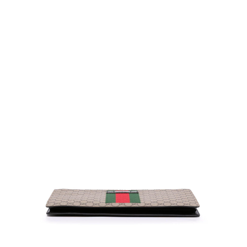 Gucci GG Supreme Web Clutch