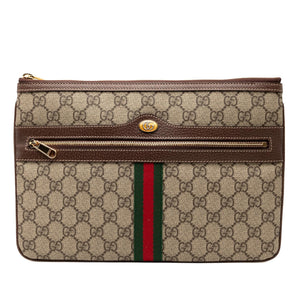 Gucci GG Supreme Web Ophidia Clutch
