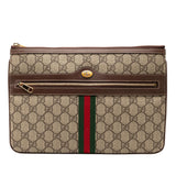 Gucci GG Supreme Web Ophidia Clutch
