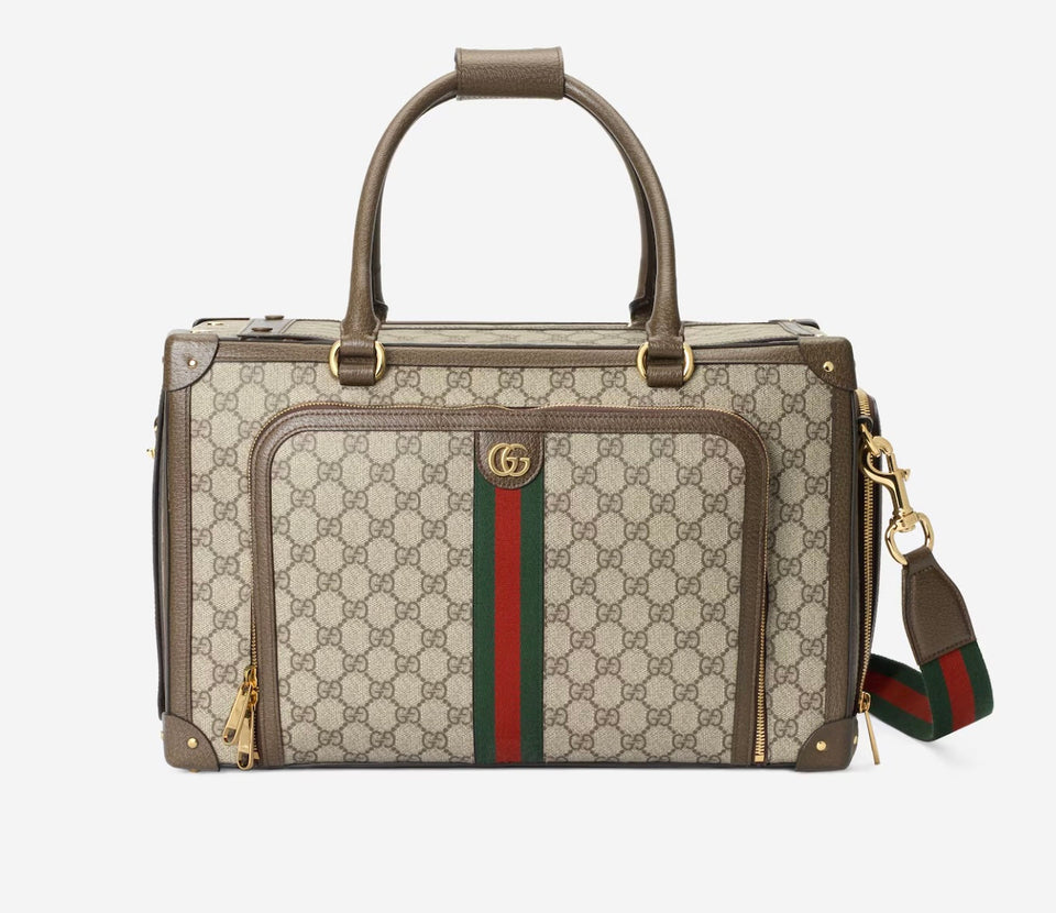 Gucci GG SUPREME WEB PET CARRIER
