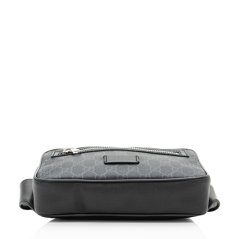Gucci GG Supreme Web Zip Belt Bag