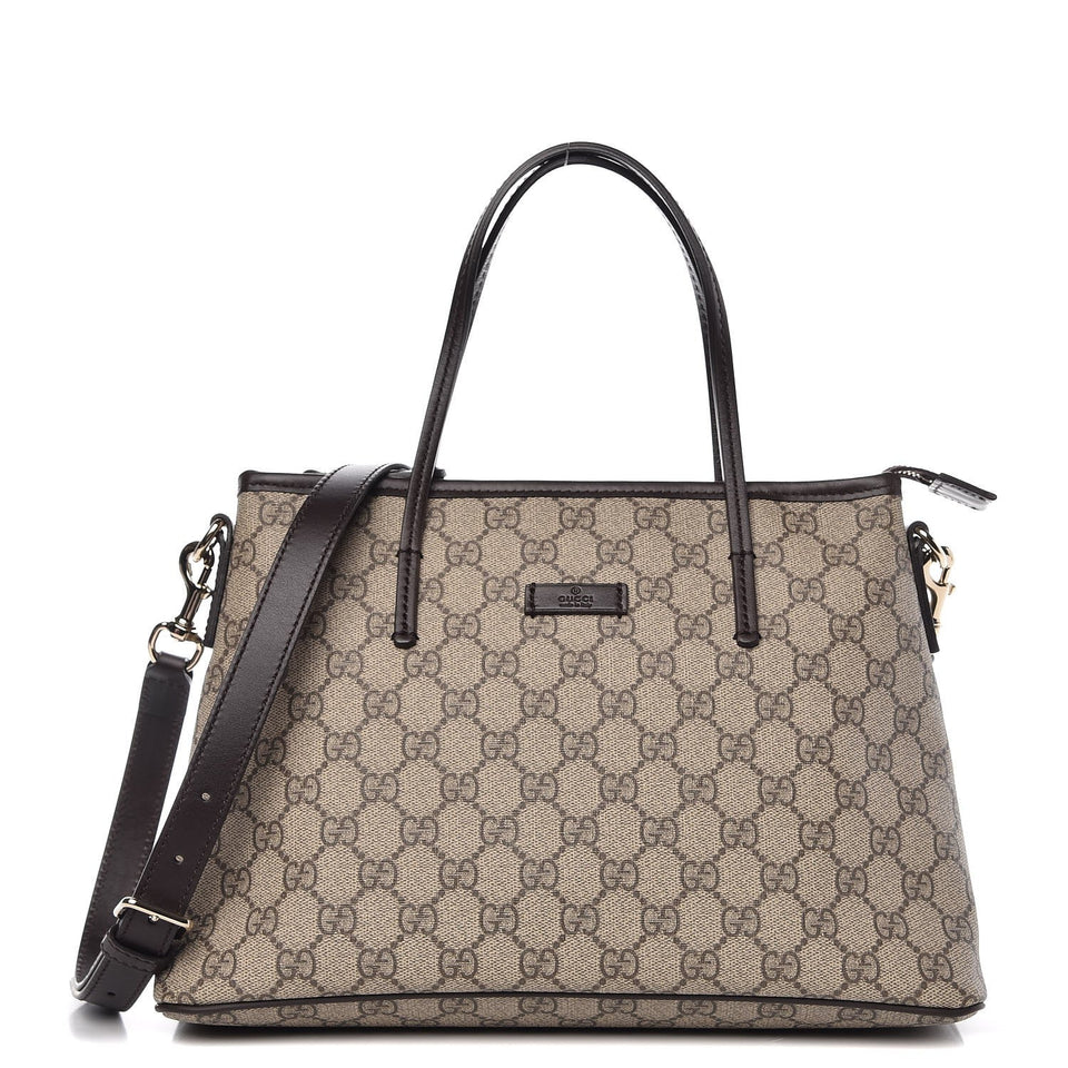 Gucci GG Supreme Two-Way Canvas Bag