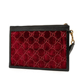 Gucci GG Velvet Ophidia Clutch Bag