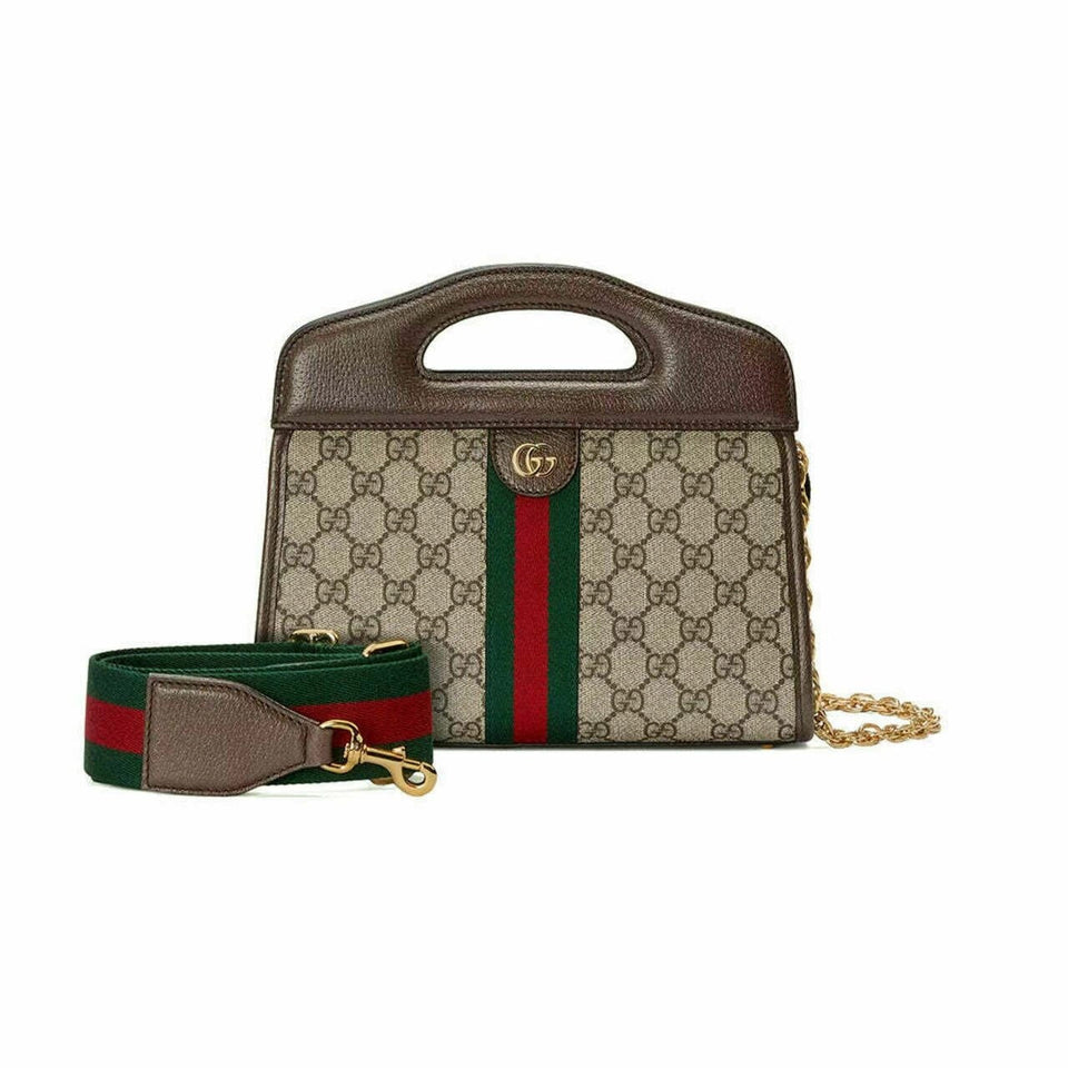 Gucci GG SUPREME SMALL OPHIDIA TOTE BAG