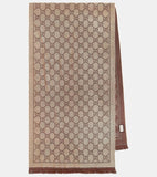 Gucci GG JACQUARD WOOL SCARF