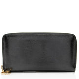 Gucci Glazed Leather Zip Around Wallet
