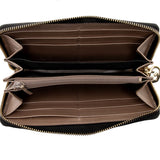 Gucci Glazed Leather Zip Around Wallet