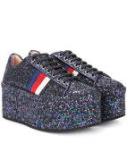 Gucci Peggy Glitter Platform Sneakers