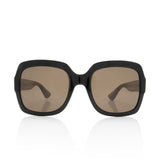 Gucci Glitter Web Interlocking G Square Sunglasses
