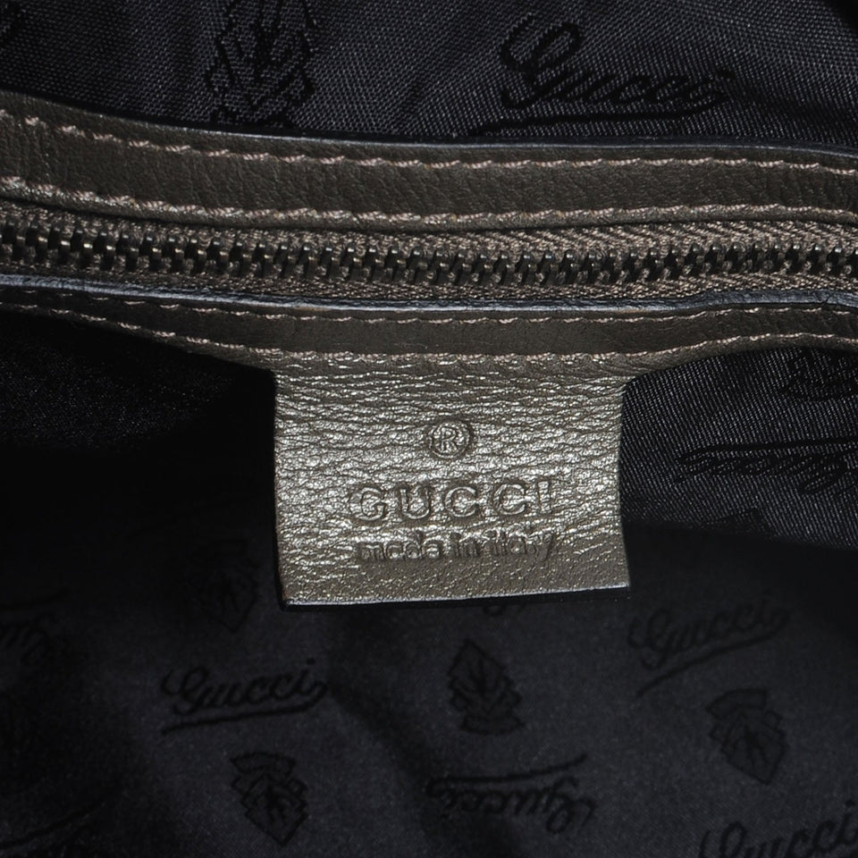 Gucci GucciSSIMA JOCKEY LEATHER HOBO BAG