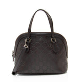 Gucci Guccissima Leather Dome Small Satchel