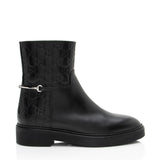 Gucci Guccissima Leather Horsebit Ankle Boots - Size 8 / 38