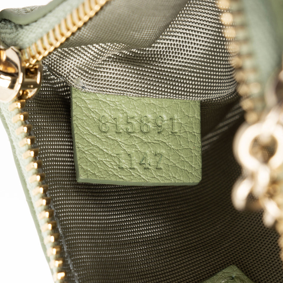Gucci Guccissima Leather Key Pouch