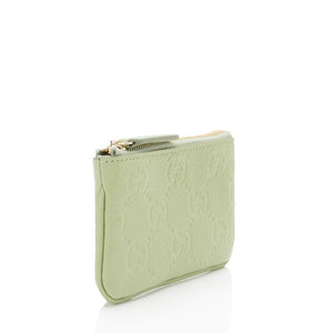 Gucci Guccissima Leather Key Pouch
