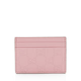 Gucci Guccissima Leather Signature Card Case