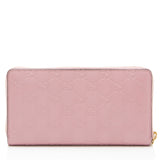 Gucci Guccissima Leather Signature Zip Around Wallet